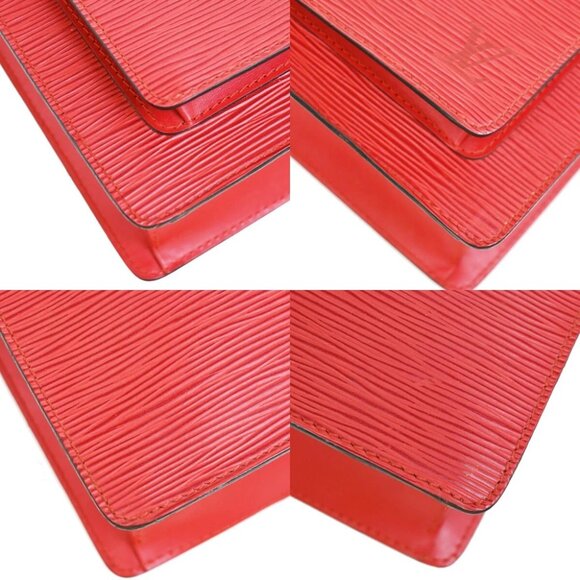 LOUIS VUITTON Monceau 2Way Shoulder Hand Bag Epi Leather Red M52127 - Picture 4 of 16